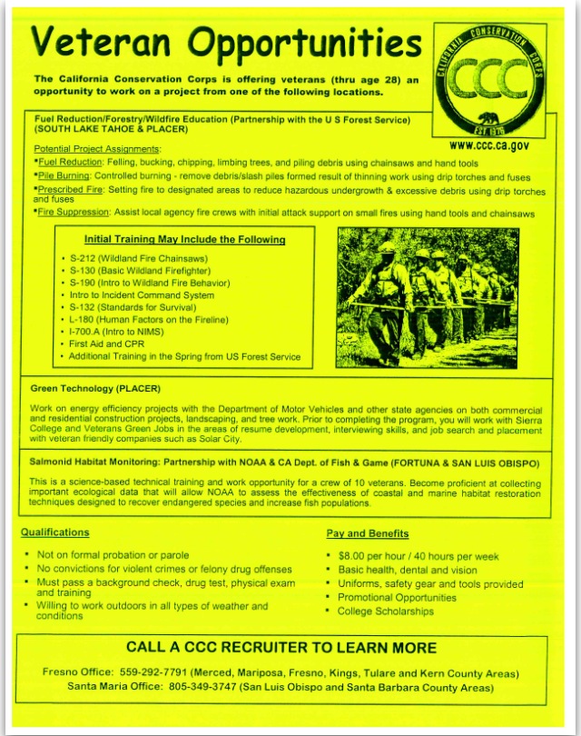 Veterans Opportunites